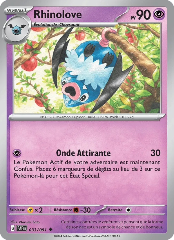 Rhinolove · Destinées de Paldea 033/91