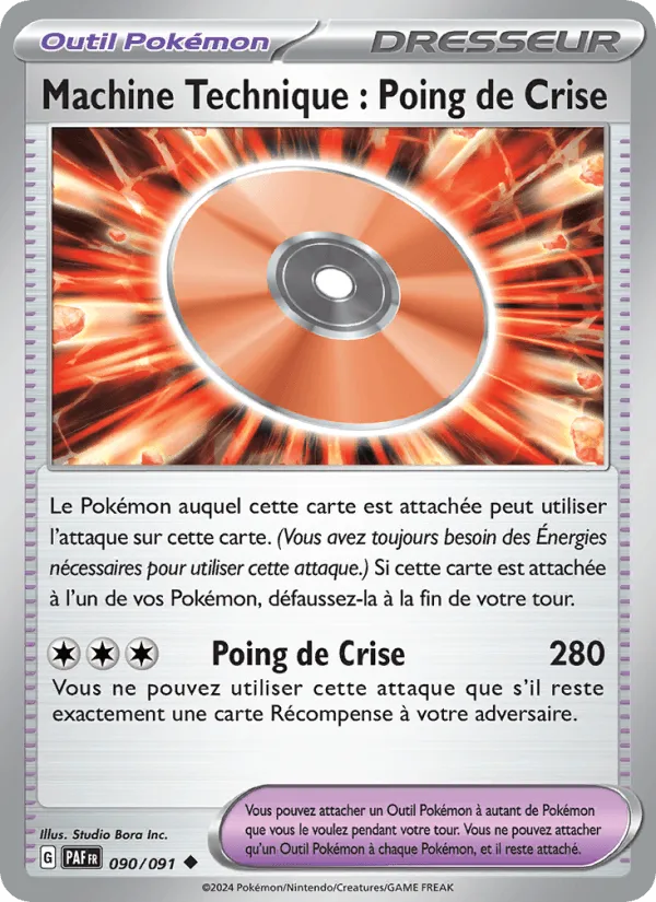 Capsule Technique : Poing de Crise · Destinées de Paldea 090/91