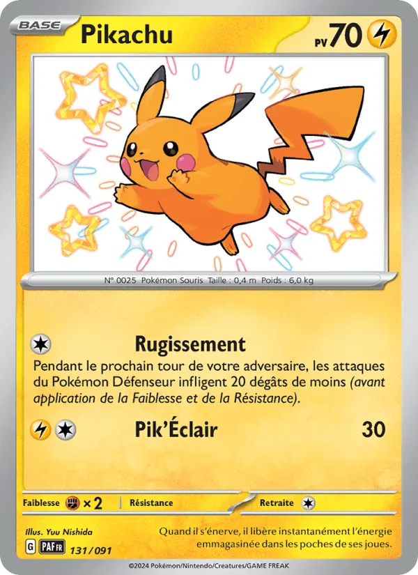 Pikachu · Destinées de Paldea 131/91