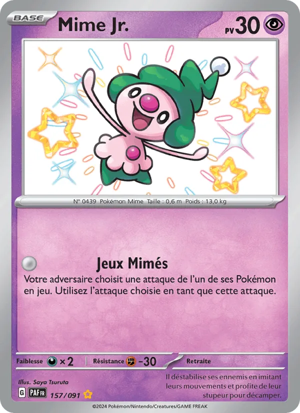 Mime Jr. · Destinées de Paldea 157/91