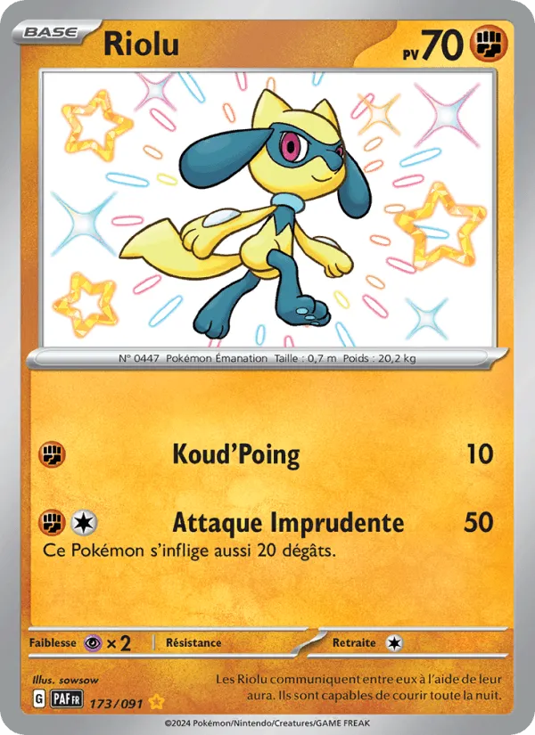 Riolu · Destinées de Paldea 173/91