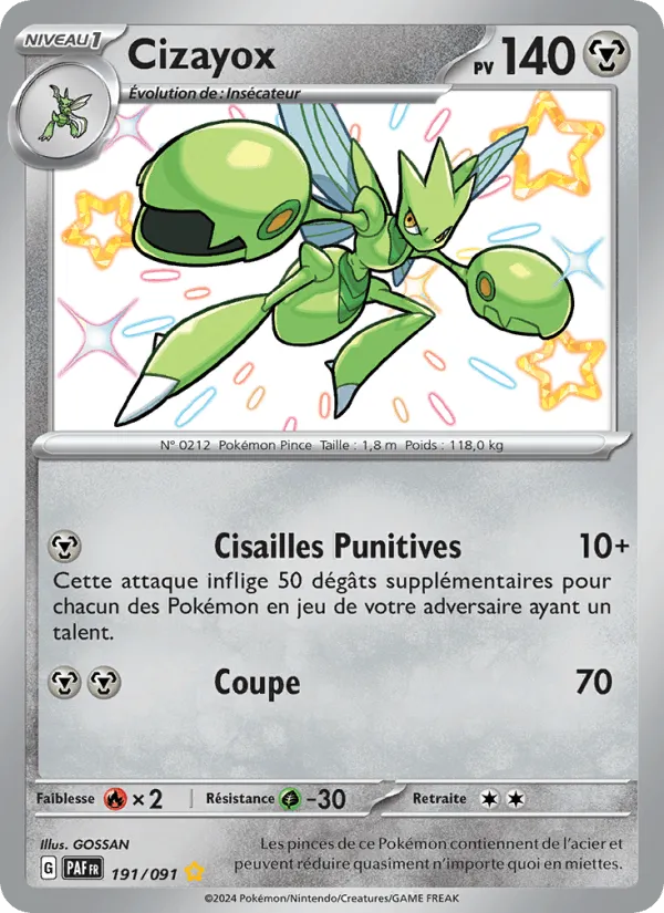 Cizayox · Destinées de Paldea 191/91