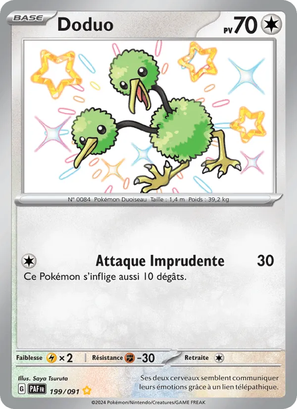 Doduo · Destinées de Paldea 199/91