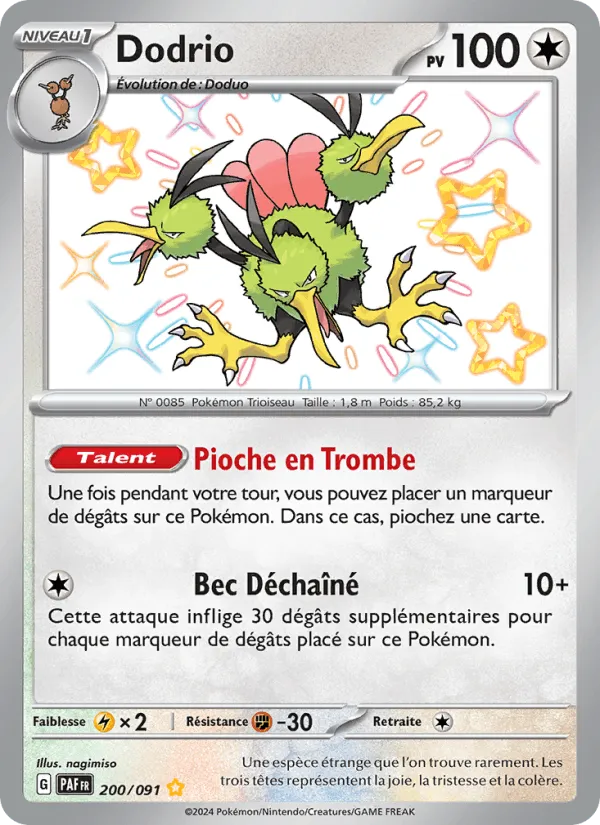 Dodrio · Destinées de Paldea 200/91