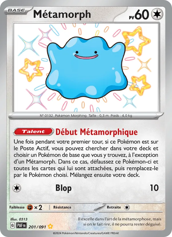 Métamorph · Destinées de Paldea 201/91