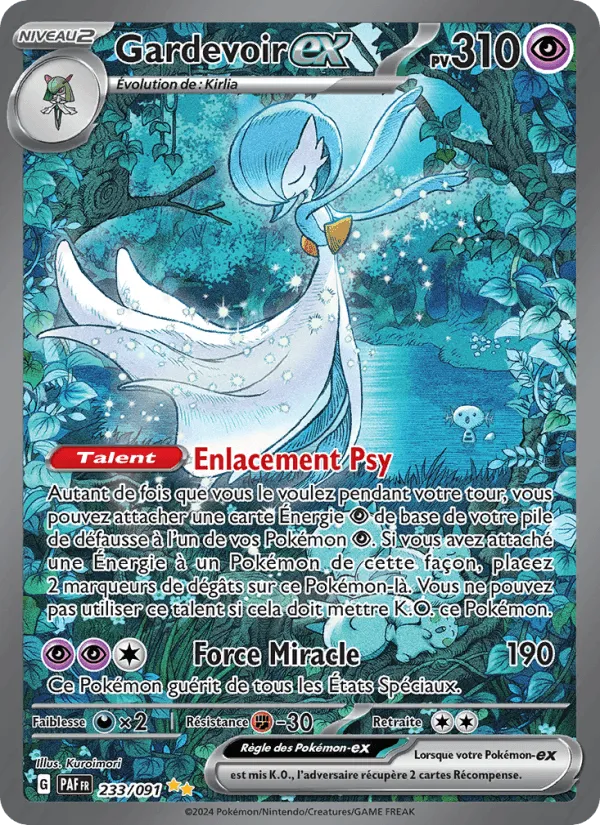 Gardevoir-ex · Destinées de Paldea 233/91