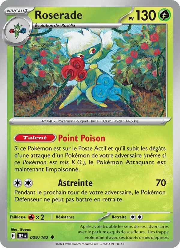 Roserade · Forces Temporelles 009/162