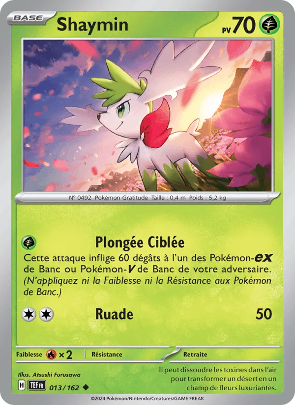 Shaymin · Forces Temporelles 013/162
