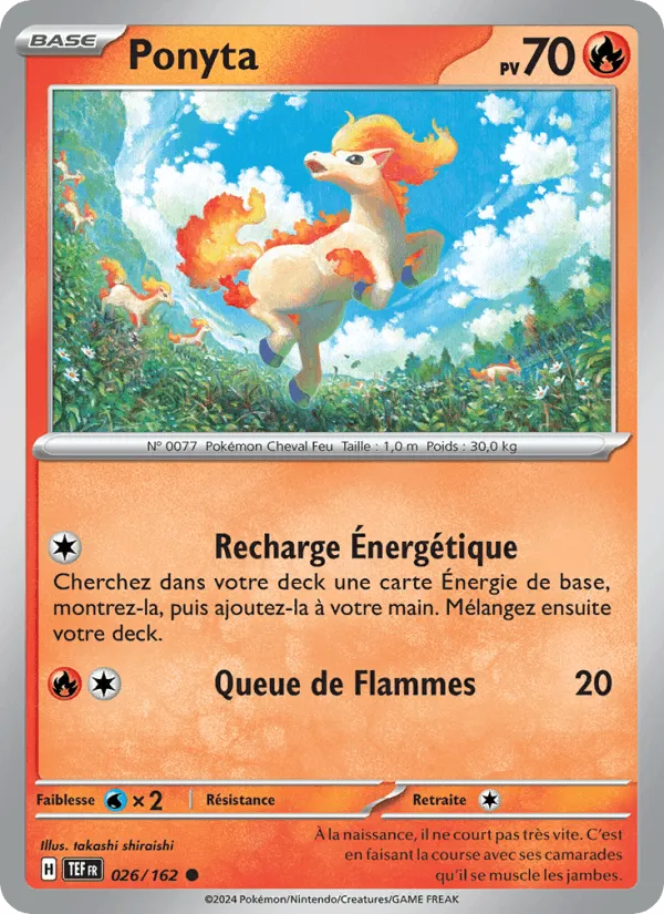 Ponyta · Forces Temporelles 026/162