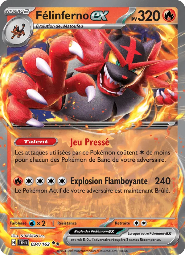 Félinferno-ex · Forces Temporelles 034/162
