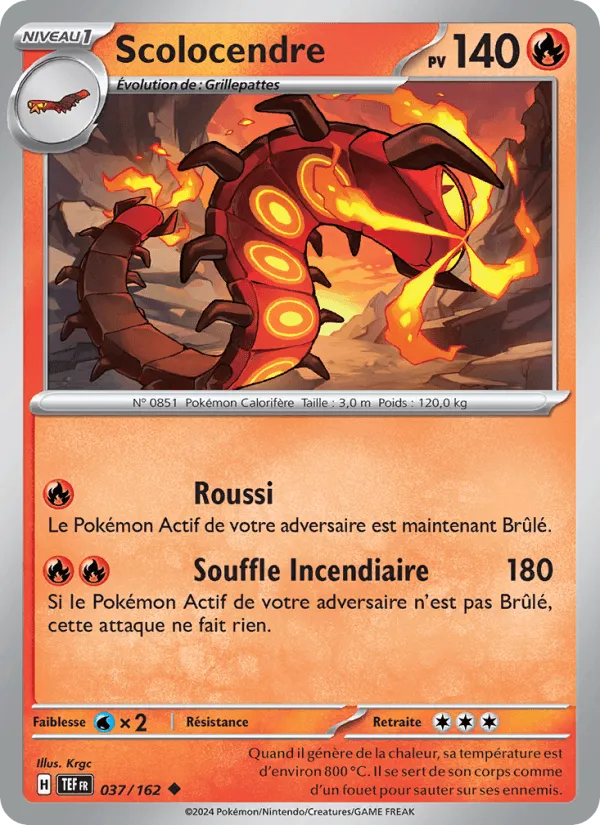 Scolocendre · Forces Temporelles 037/162