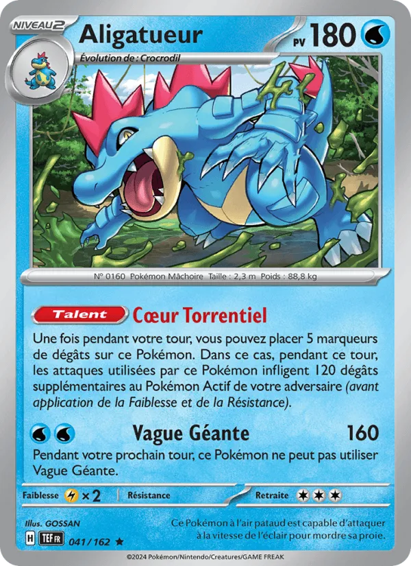 Aligatueur · Forces Temporelles 041/162