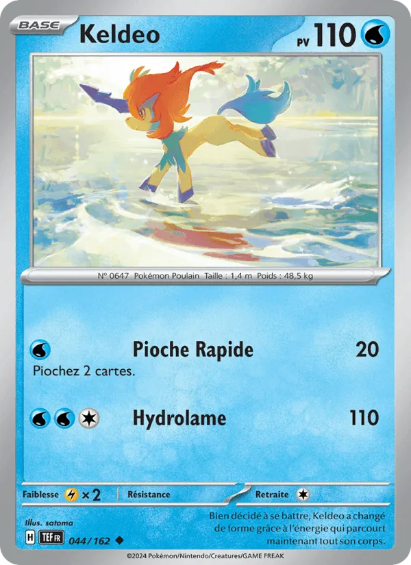 Keldeo · Forces Temporelles 044/162