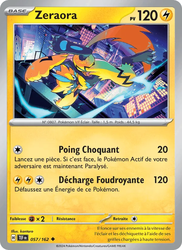 Zeraora · Forces Temporelles 057/162