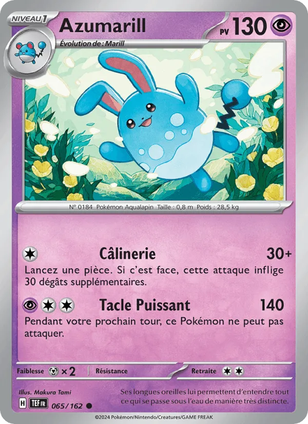 Azumarill · Forces Temporelles 065/162