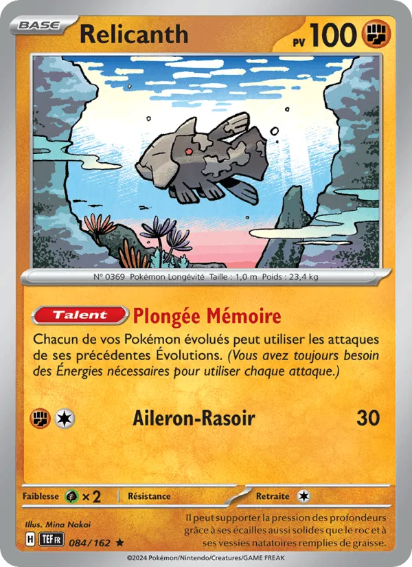 Relicanth · Forces Temporelles 084/162