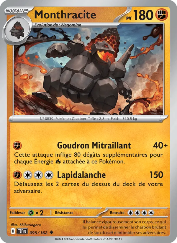 Monthracite · Forces Temporelles 095/162