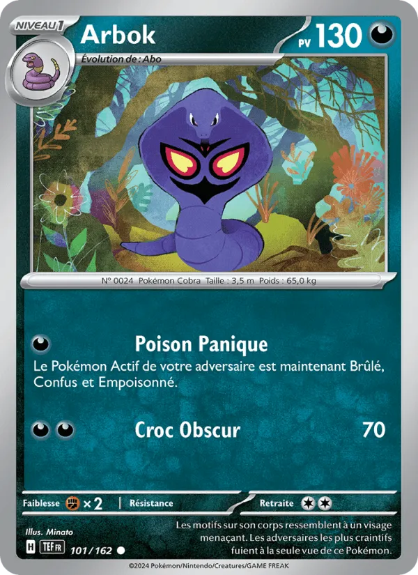 Arbok · Forces Temporelles 101/162