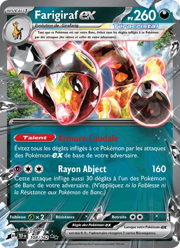 Farigiraf-ex · Forces Temporelles 108/162