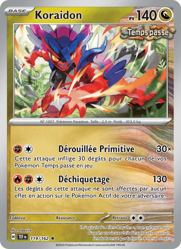 Koraidon · Forces Temporelles 119/162