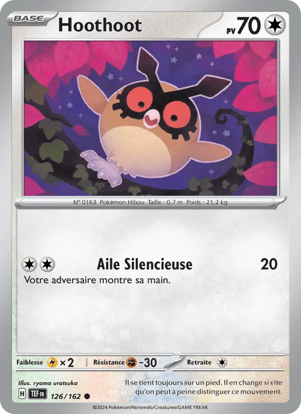 Hoothoot · Forces Temporelles 126/162