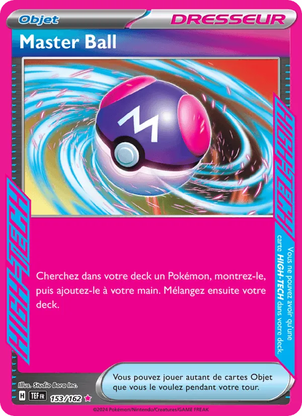 Master Ball · Forces Temporelles 153/162