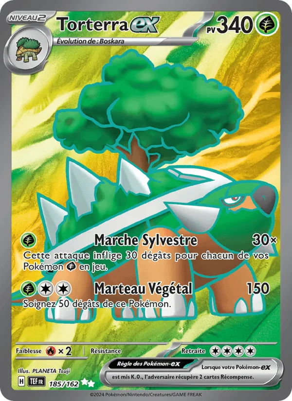 Torterra-ex · Forces Temporelles 185/162