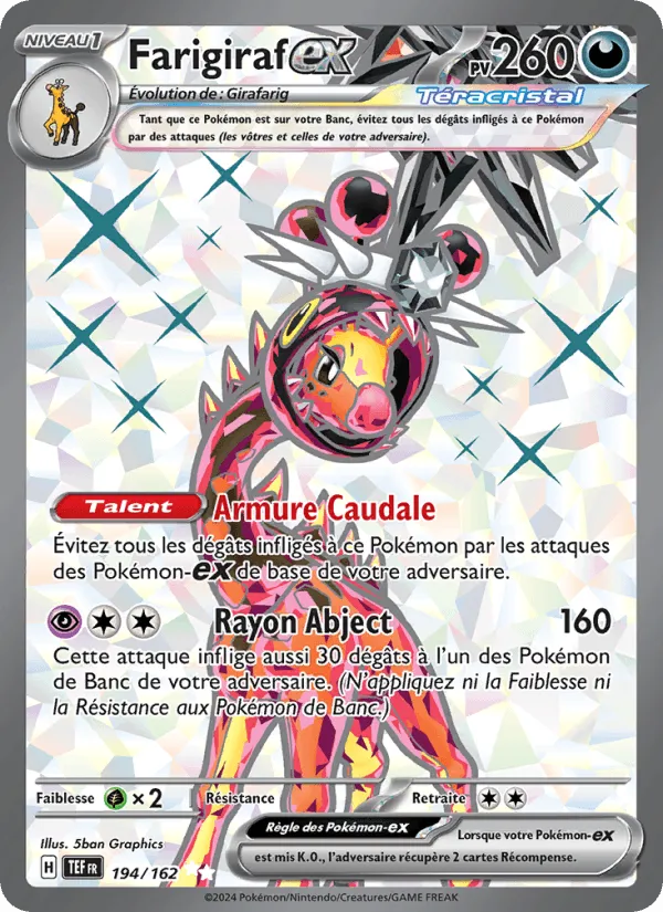 Farigiraf-ex · Forces Temporelles 194/162