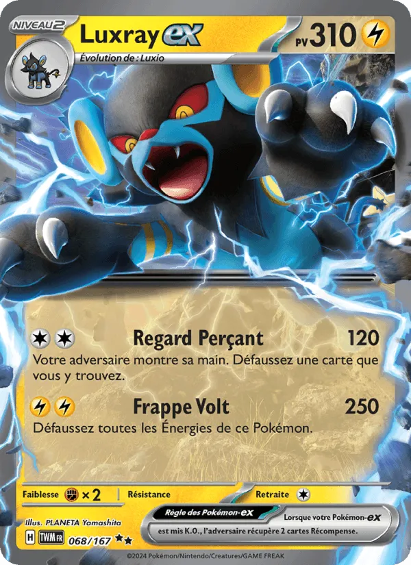 Luxray-ex · Mascarade Crépusculaire 068/167