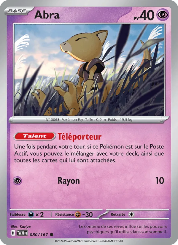 Abra · Mascarade Crépusculaire 080/167