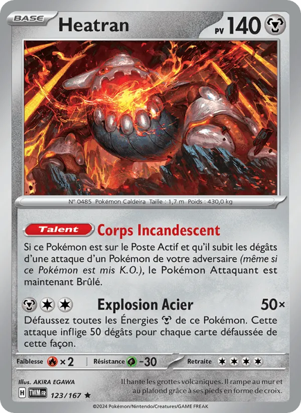 Heatran · Mascarade Crépusculaire 123/167