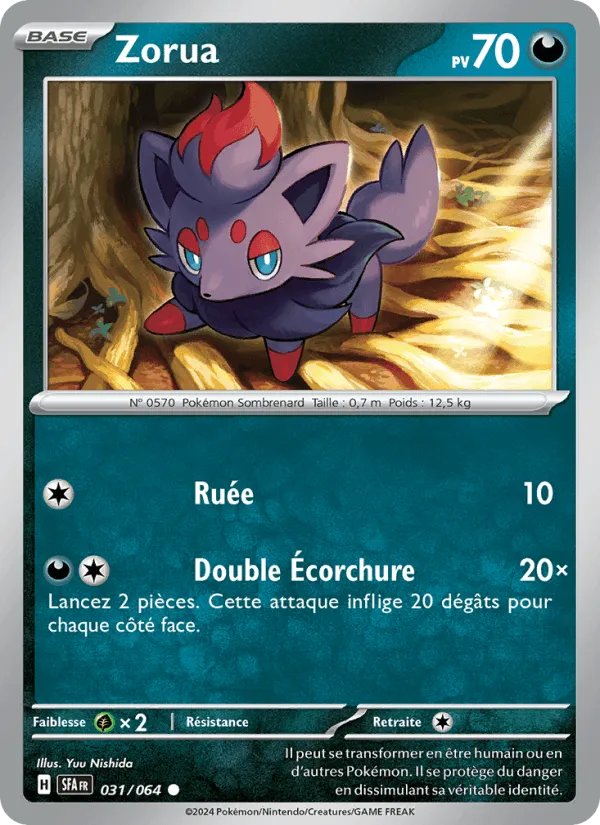 Zorua · Fable Nébuleuse 031/64
