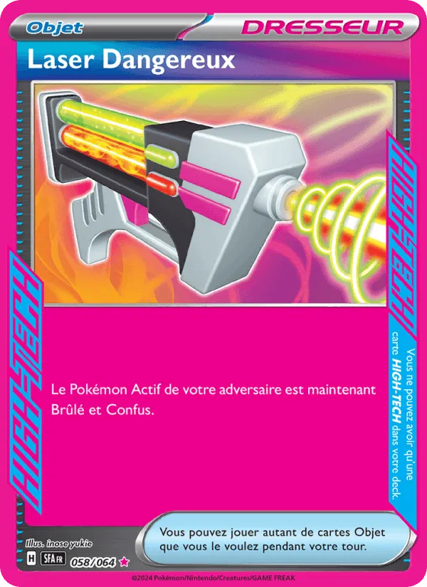Laser Dangereux · Fable Nébuleuse 058/64