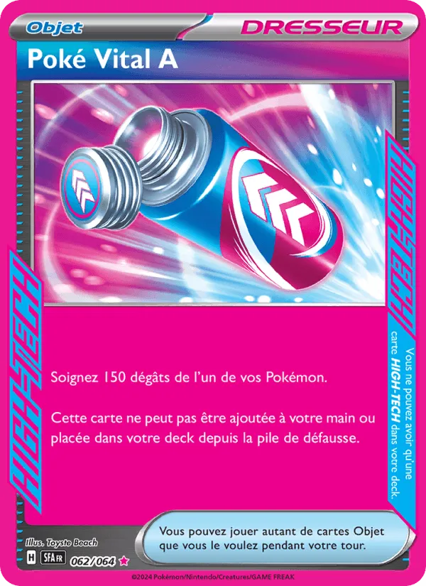 Poké Vital A · Fable Nébuleuse 062/64