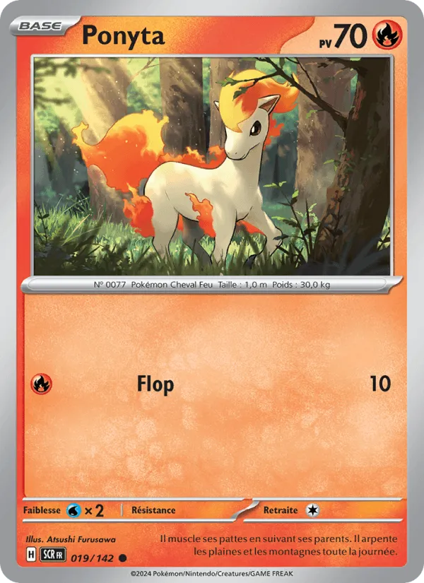 Ponyta · Couronne Stellaire 019/142