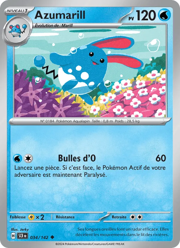 Azumarill · Couronne Stellaire 034/142