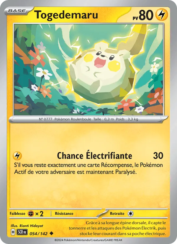 Togedemaru · Couronne Stellaire 054/142