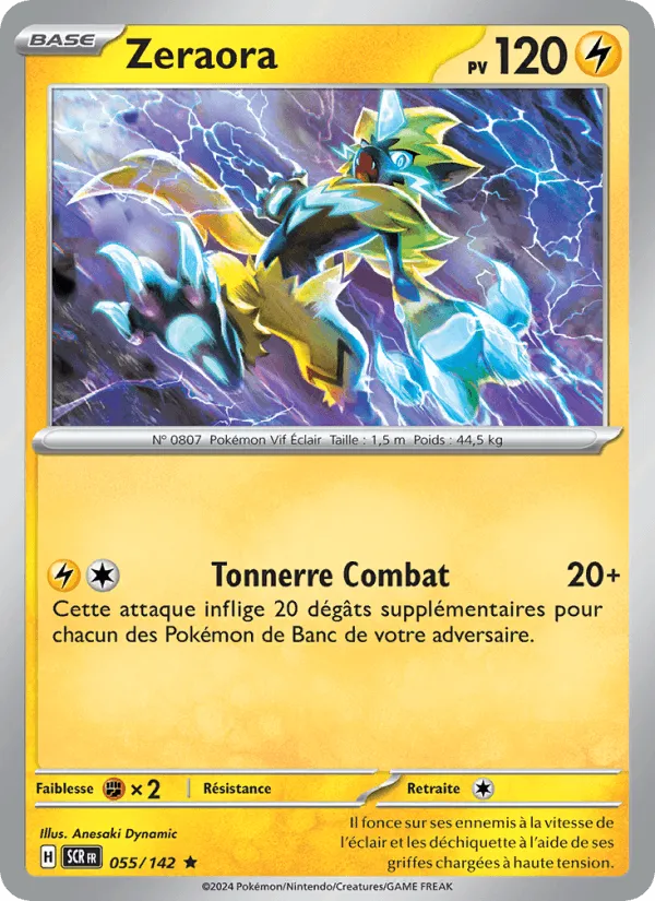 Zeraora · Couronne Stellaire 055/142