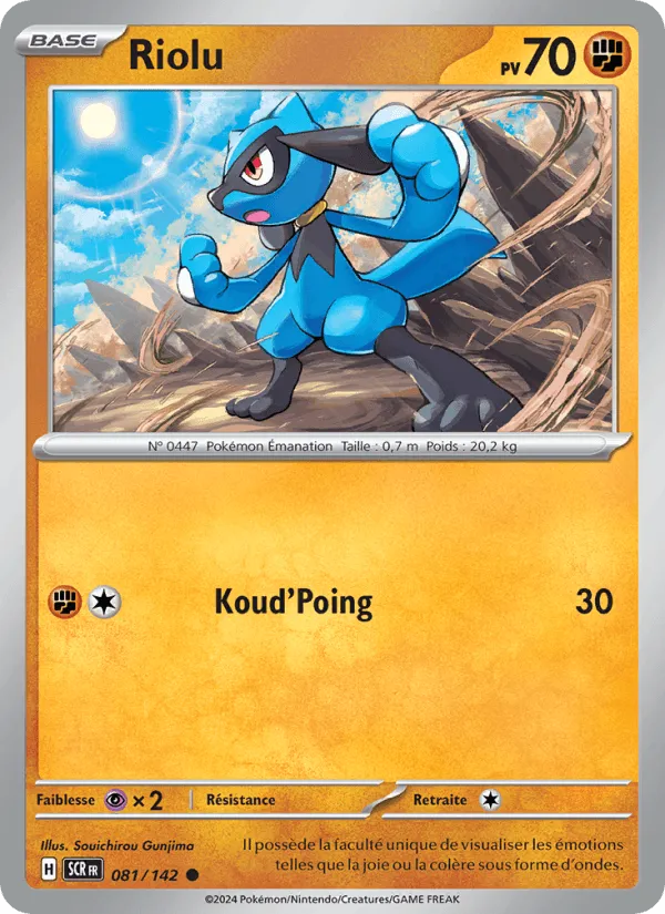 Riolu · Couronne Stellaire 081/142