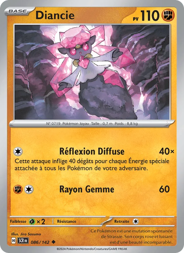 Diancie · Couronne Stellaire 086/142