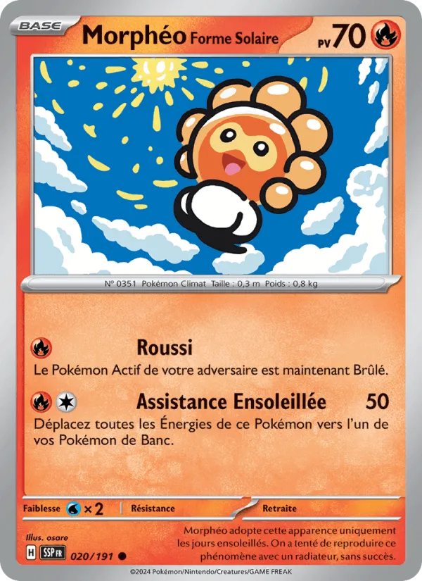 Morphéo Forme Solaire · Étincelles Déferlantes 020/191