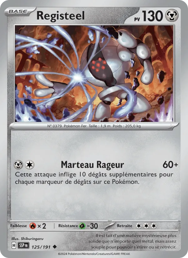 Registeel · Étincelles Déferlantes 125/191