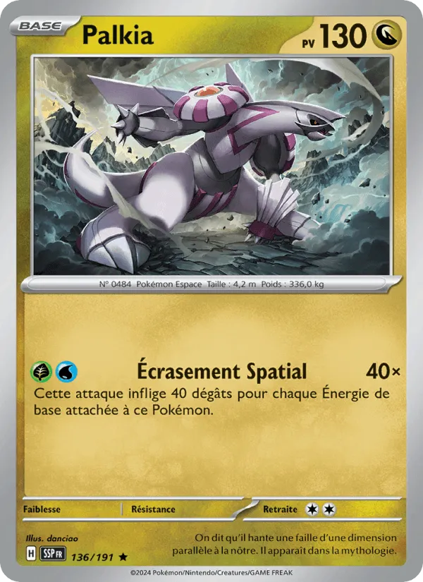 Palkia · Étincelles Déferlantes 136/191