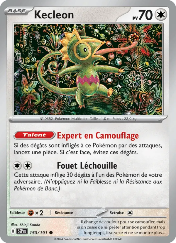 Kecleon · Étincelles Déferlantes 150/191