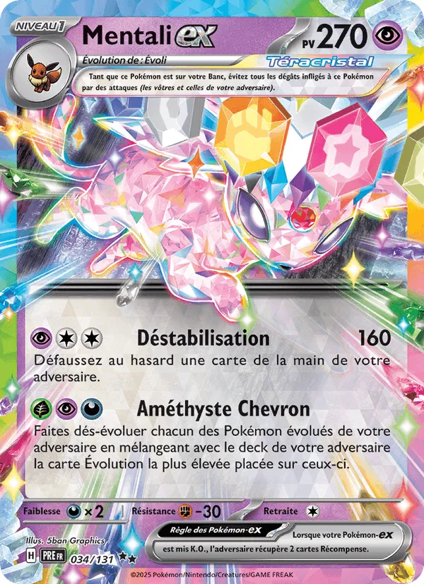 Mentali-ex · Évolutions Prismatiques 034/131