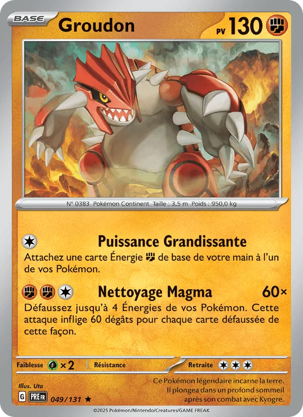 Groudon · Évolutions Prismatiques 049/131