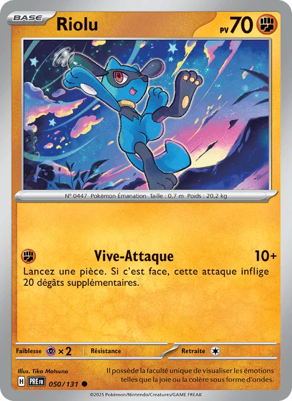 Riolu · Évolutions Prismatiques 050/131