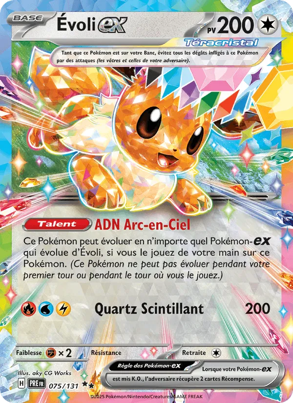 Évoli-ex · Évolutions Prismatiques 075/131