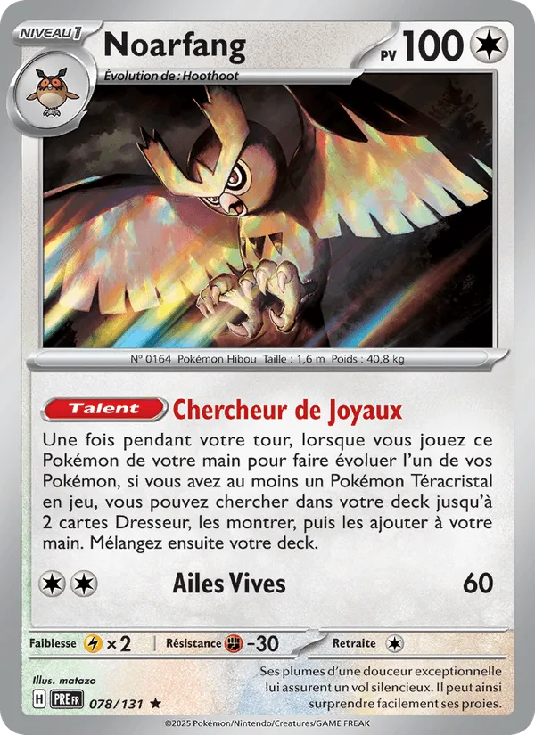 Noarfang · Évolutions Prismatiques 078/131