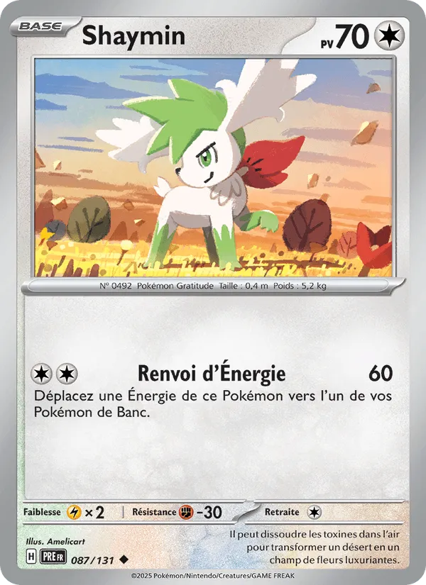 Shaymin · Évolutions Prismatiques 087/131